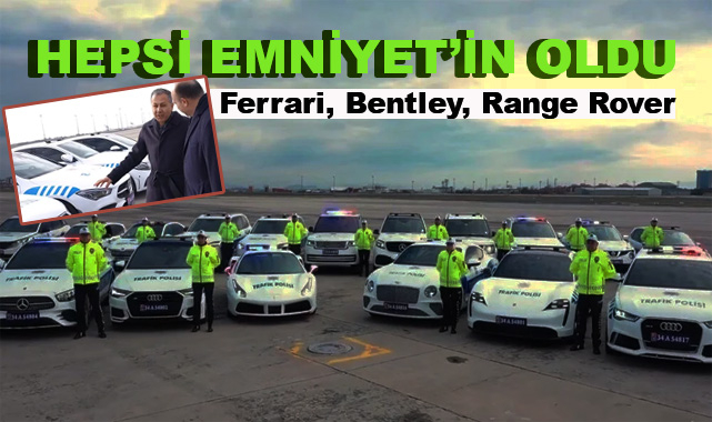 Çökertilen Çetelerin Lüks Araçları Polis Arabası Oldu