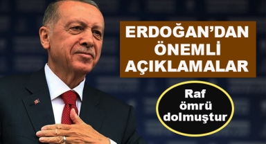 Cumhurbaşkanı Erdoğan'dan Önemli Açıklamalar