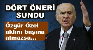 Devlet Bahçeli'den 57 DEM Partili Vekil İçin Öneri