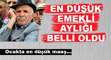 En Düşük Emekli Aylığı Belli Oldu
