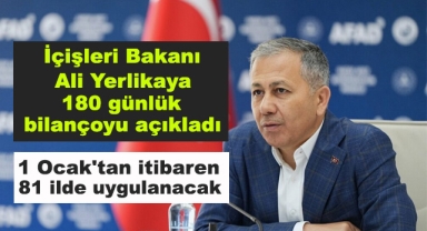 İçişleri Bakanı Ali Yerlikaya Yeni Projeyi Duyurdu