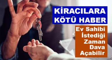 Kiracılara Kötü Haber