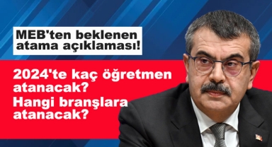 MEB'ten Beklenen Atama Açıklaması!