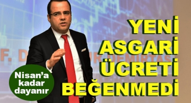 Özgür Demirtaş Yeni Asgari Ücreti Beğenmedi