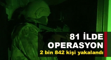 Yerlikaya Duyurdu 81 İlde Operasyon