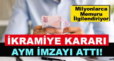AYM'den Yeni İkramiye Kararı