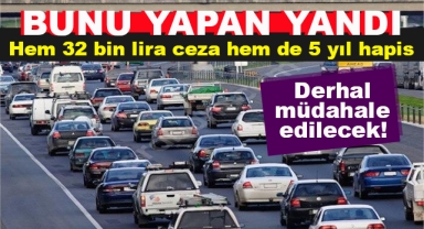 Bunu Yapan Sürücüler Yandı