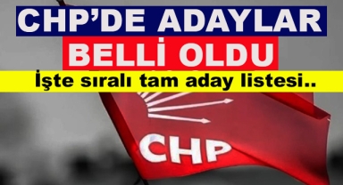 CHP 242 Belediye Başkan Adayını Açıkladı