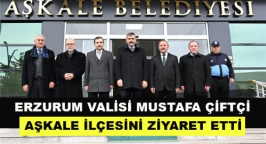 Çiftçi Aşkale İlçesini Ziyaret Etti
