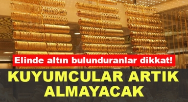Elinde Altın Bulunduranlar Dikkat