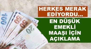 Emekli Maaşı İçin Yeni Açıklama Geldi