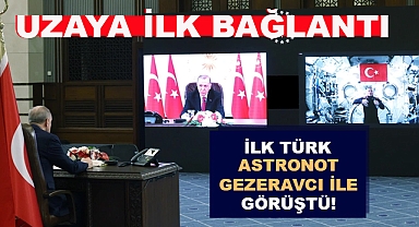 Erdoğan İlk Türk Astronot Gezeravcı ile Görüştü