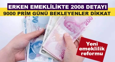 Erken Emeklilikte 2008 Detayı