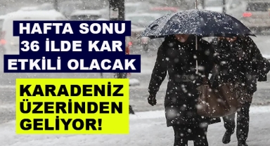 Hafta Sonu Kar Geliyor