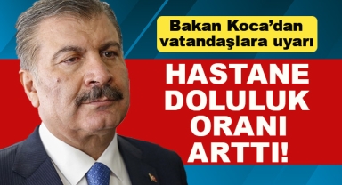 Hastane Doluluk Oranları Arttı