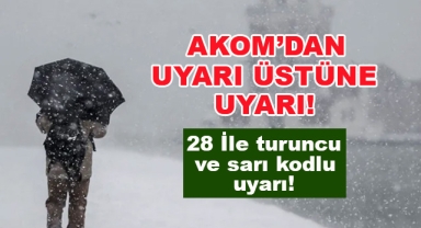 Kar Sert Geliyor Saati Belli