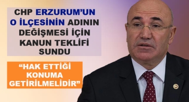 Mahmut Tanal'dan Karayazı İlçesinin Adının Değişmesi İçin Kanun Teklifi