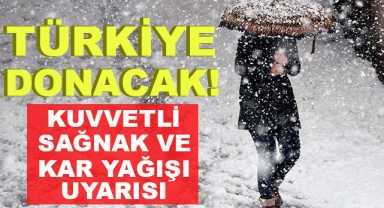 Sağanak ve Kar Yağışı Uyarısı