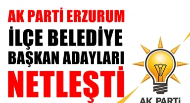 AK Parti Erzurum Adayları Netleşti