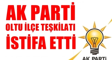 AK Parti Oltu İlçe Teşkilatı İstifa Etti