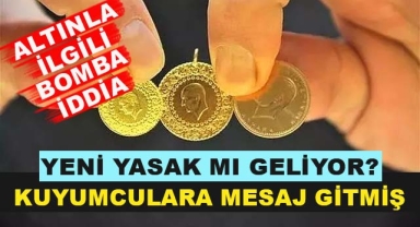 Altınla İlgili Bomba İddia