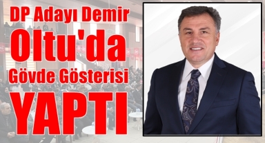 Fuat Demir'den Miting Gibi Açılış
