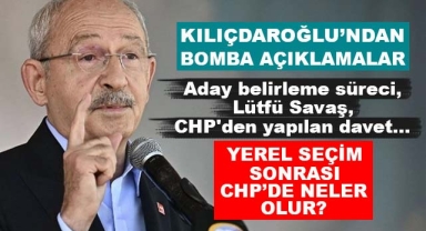 Kılıçdaroğlu'ndan Bomba Açıklamalar