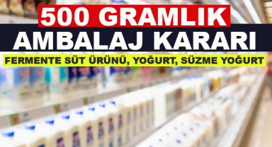 Resmi Gazete'de Yayımlandı 500 Gramlık Ambalaj Kararı