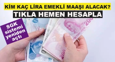 SGK Sistemi Yeniden Açtı Tıkla Hesapla