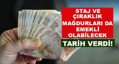 Staj ve Çıraklık Mağdurlarına Müjde