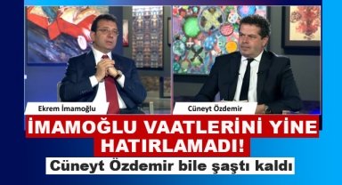 Ekrem İmamoğlu Vaatlerini Yine Hatırlamadı