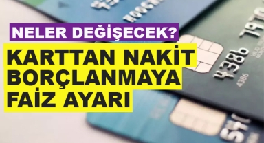 Karttan Nakit Borçlanmaya Faiz Ayarı