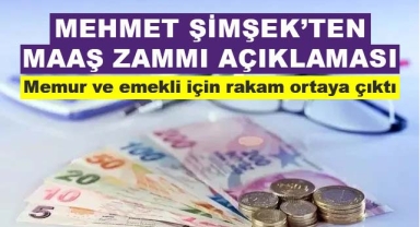Mehmet Şimşek'ten Maaş Zammı Açıklaması