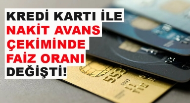 Nakit Avans Çekiminde Faiz Oranı Değişti