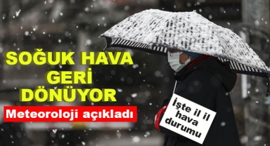 Soğuk Hava Geri Dönüyor
