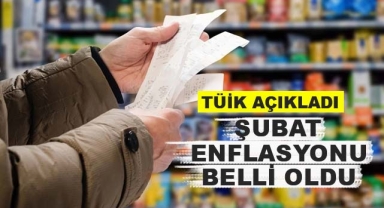 Şubat Ayı Enflasyon Rakamları Belli Oldu