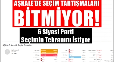 Aşkale'de Seçimin Tekrarı Talep Edildi
