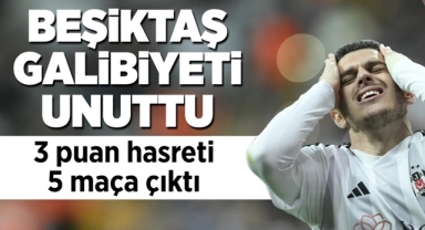 Beşiktaş Galibiyete Hasret Kaldı