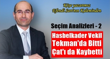 Hasbelkader Vekil Tekman'da Bitti