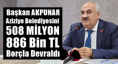 Başkan Akpunar Borçları Açıkladı