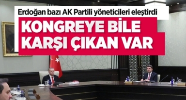 Erdoğan'dan Kurmaylarına Sert Tepki