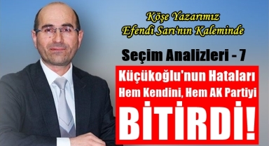 Küçükoğlu'nun Hataları Çöküşü Getirdi