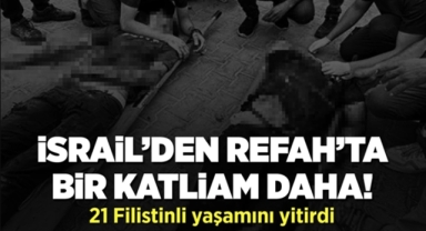 Terörist İsrail Soykırıma Devam Ediyor