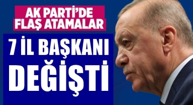 AK Parti'de Değişim Başladı