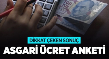Asgari Ücretle İlgili Çarpıcı Anket