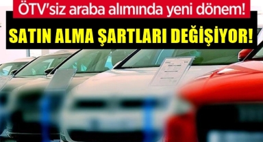 Engelli Araç Alımı Şartları Değişiyor!
