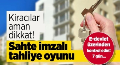 Ev Sahiplerinden Sahte Tahliye Oyunu!