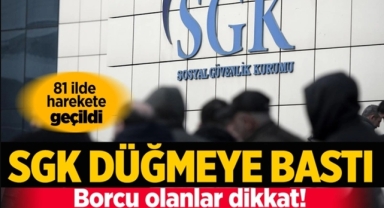 SGK alacakları için harekete geçti