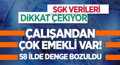 Çalışan ve Emekli Dengesi Bozuluyor
