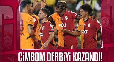 Derbinin galibi Galatasaray oldu